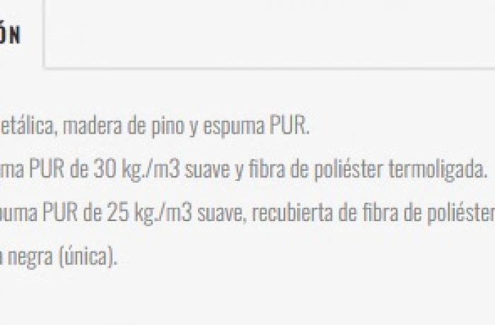 Descripción butaca MAO