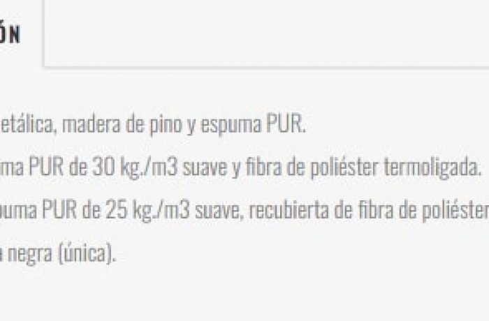 Descripción butaca MAO