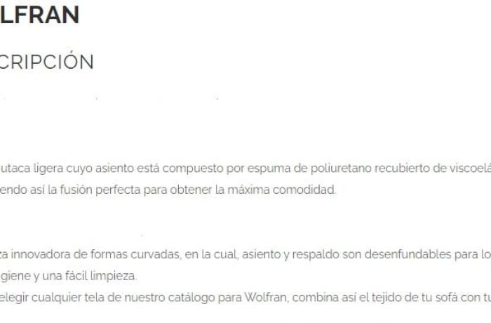 Descripción Wolfran